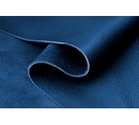 Cuero Natural 100% Auténtico, Piel de Calidad para Marroquinería y Confección, Perfecto para Artesanos, Diseñadores y Proyectos DIY en Piel (AZUL, 60 x 50)