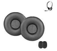 Cuero proteico Almohadillas sustitutas para Auriculares para Sennheiser PC 8 USB Compatible con Sennheiser PC 8 PC8 USB On-Ear Auricular