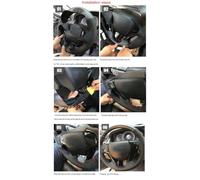 Cuero Suave Accesorios Cubierta Protectora del Volante Interior para Suzuki SX4 para Alto