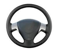 Cuero Suave Cubierta Interior del Volante para Toyota para Auris 2007-2009 para Matrix 2009-2010(Gray Thread)