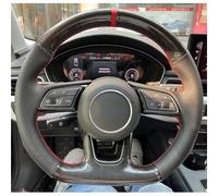 Cuero Suave Interior Cubierta Volante para A3 A4 A5 A6 A7 S3 S7 S8 R8 Q2 Q3 Q5 Q7 Q8 SQ5 RS3 RS6(Style 16)