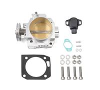 Cuerpo Acelerador Coche Para RSX Para DC5 Para CIVIC SI EP3 K20 K20A Cuerpo Acelerador Admisión 70 Mm RS-THB003 Cuerpo Acelerador + Sensor Posición Cuerpo(Plata)