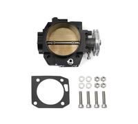 Cuerpo Acelerador Colector Admisión Alto Rendimiento Cuerpo Aceleración Aluminio 70 Mm RS-THB005 para RSX DC5, para Civic SI EP3 K20, K20A CNC Actuador del Cuerpo del Acelerador(Negro)