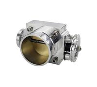 Cuerpo Acelerador Colector De Admisión De Rendimiento Del Cuerpo Del Acelerador Universal, 65MM, 70MM, 80MM, 90MM, 1 Pieza(70MM SILVER)