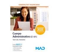 Cuerpo Administrativo (C1-01) de la Generalitat Valenciana. Test del temario