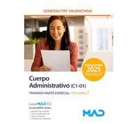 CUERPO ADMINISTRATIVO (C1-01) TEMARIO PARTE ESPECIAL VOL 2 GENERALITAT VALENCIAN
