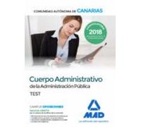 Cuerpo Administrativo de la Administración Pública de la Comunidad Autónoma de Canarias. Test