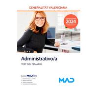 Cuerpo Administrativo de la Generalitat Valenciana. Test
