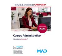 CUERPO ADMINISTRATIVO TEMARIO 1 COMUNIDAD AUTONOMA CANTABRIA