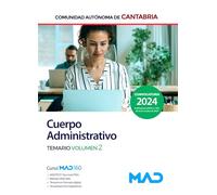 CUERPO ADMINISTRATIVO TEMARIO VOL 2 COMUNIDAD AUTONOMA CANT