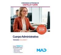 Cuerpo Administrativo. Temario Volumen 1. Comunidad Autónoma De Castil