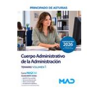 cuerpo administrativo. temario volumen 1. principado de asturias