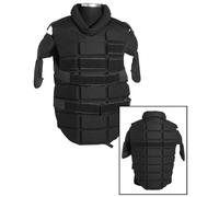 Cuerpo Antidisturbios Táctico Pecho Protección Policial Seguridad Airsoft Negro
