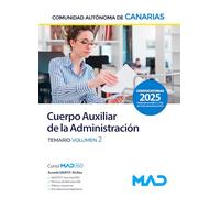 Cuerpo Auxiliar De La Administración Pública. Comunidad Autónoma De Ca