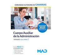 Cuerpo Auxiliar De La Administración Pública. Comunidad Autónoma De Ca