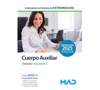 CUERPO AUXILIAR ADMINISTRACION TEMARIO 2 COMUNIDAD EXTREMADU | Aa. Vv.
