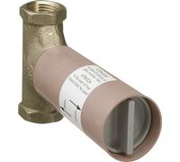 cuerpo base hansgrohe 130 l/min para válvula de cierre modelo empotrado husillo,