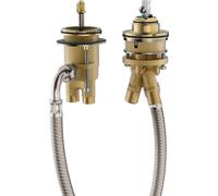 cuerpo base hansgrohe para grifo de borde de bañera de 2 orificios para mezcl...