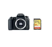 Cuerpo CANON EOS 77D + tarjeta SD SanDisk Extreme 64G