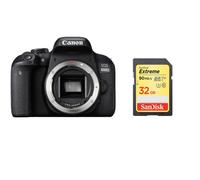 Cuerpo CANON EOS 800D + tarjeta SD SanDisk Extreme 32G