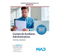 Cuerpo de Auxiliares Administrativos de la Administración Regional de Murcia. Test del temario