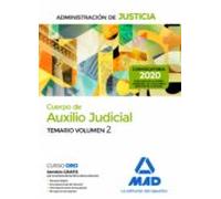 Cuerpo De Auxilio Judicial De La Administración De Justicia. Temario Volumen 2