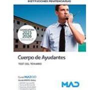 Cuerpo de Ayudantes de Instituciones Penitenciarias. Test del temario