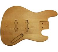 Cuerpo de bajo Jazz de 5 cuerdas de aliso crudo sin lijar