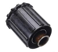 Cuerpo de buje libre trasero de acero para ciclismo, carcasa de cubo de rodamiento de bolas, compatible con 7/8/9/10 velocidades, acabado negro, pieza de repuesto para ruedas de bicicleta (colmillos