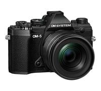 Cuerpo de cámara híbrido OM-System OM-5 + objetivo ED 12-45 mm f/4 PRO, negro nuevo