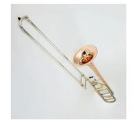 Cuerpo De Cobre Fósforo Tono B/F Trombón Instrumento De Latón Con Estuche Y Accesorios Trombón Para Principiantes