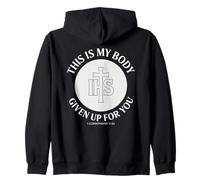 Cuerpo de Cristo Eucaristía Devoción Católica Sudadera con Capucha