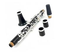Cuerpo De Ébano Teclas Plateadas Clarinete En Tono Eb Instrumento De Viento De Madera Con Estuche De Almacenamiento Y Accesorios