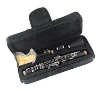 Cuerpo De Ebonita Negra Clarinete De Tono Eb Instrumento De Viento De Madera Con Estuche Y Accesorios