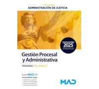 Cuerpo De Gestión Procesal Y Administrativa (turno Libre). Temario Vol