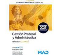 Cuerpo De Gestión Procesal Y Administrativa (turno Libre). Temario Vol