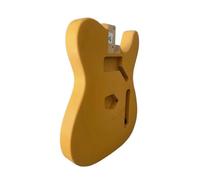 Cuerpo De Guitarra Amarilla Para Modelo TL, 6 Cuerdas, Cuerpo De Guitarra Eléctrica, Cuerda De Madera Maciza A Través De Piezas De Guitarra DIY Cuerpo de guitarra sin terminar
