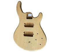 Cuerpo De Guitarra Bajo Eléctrico De 4 O 5 Cuerdas De Madera Maciza De Color Natural Para Amantes De La Música Pastillas HH Para Mano Derecha