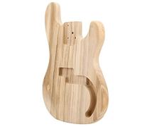 Cuerpo de guitarra bajo estilo PB sin terminar, cuerpo de bajo eléctrico para constructores de guitarras DIY, blank de guitarra de madera de arce preperforado con excelente mano de