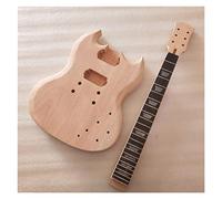 cuerpo de guitarra Bricolaje 1 Set Kit De Guitarra Eléctrica Inacabada De Guitar Guitar Cuerpo Y Cuello DIY Guitarra