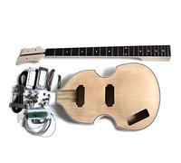 cuerpo de guitarra Bricolaje Kit De Guitarra Bajo Eléctrico Bass Construye Tu Propio En La Mano Izquierda DIY Guitarra (Color : With parts)