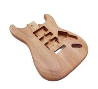 cuerpo de guitarra Color De Madera Okoume Wood Guitar Cuerpo Guitarra Barril Matte Electric Guitar Barrel Partes Partes Sin Terminar DIY Guitarra