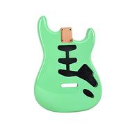 cuerpo de guitarra Cuerpo De Guitarra De Madera Aliso Verde Para St Sss Recoger Bricolaje Reemplazo De Guitarra Eéctrica De Guitarra DIY Guitarra