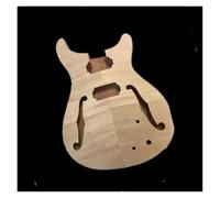 Cuerpo de guitarra de bricolaje Guitarra Inacabada Cuerpo De Caoba Arce Semi-Hollow Guitarra Eléctrica