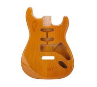 Cuerpo de guitarra de madera de álamo SustVita con cavidad de recogida SSH para construcción de guitarra personalizada, un cuerpo de guitarra estilo ST preperforado para diestros