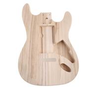 Cuerpo de guitarra eléctrica de repuesto sin terminar en arce de una sola pieza para accesorios de bricolaje, repuesto eléctrico