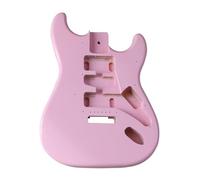 Cuerpo De Guitarra Eléctrica Rosa, Bricolaje, Madera De Álamo, Brillo, Modificación Del Cuerpo De La Guitarra, Instrumento Musical DIY, Accesorios De Guitarra