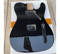 cuerpo de guitarra Hecho A Mano Aliso De Madera Negra Para Tl Cuerpo De Guitarra Eléctrica De Estilo Bricolaje Accesorio De La Pieza De La Guitarra DIY Guitarra