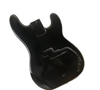 Cuerpo de guitarra sin terminar Cuerpo De Bajo Eléctrico De Madera Con Acabado De Barril Y Panel De Bajo De Color Negro