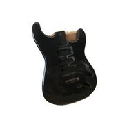 Cuerpo de guitarra sin terminar Cuerpo De Bajo Eléctrico De Madera Popular Con Acabado Para Guitarra ST Panel De Bajo SSS, Color Negro